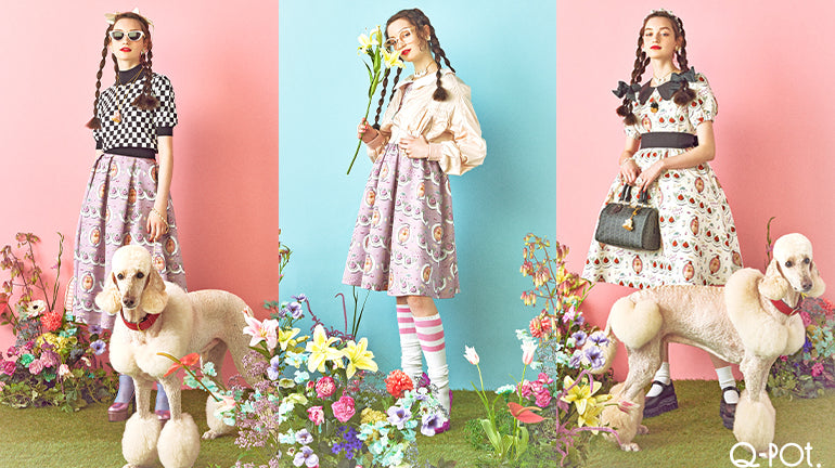 Q-pot. Dress 2023SS Collection ~Puppy Waltz Cake~