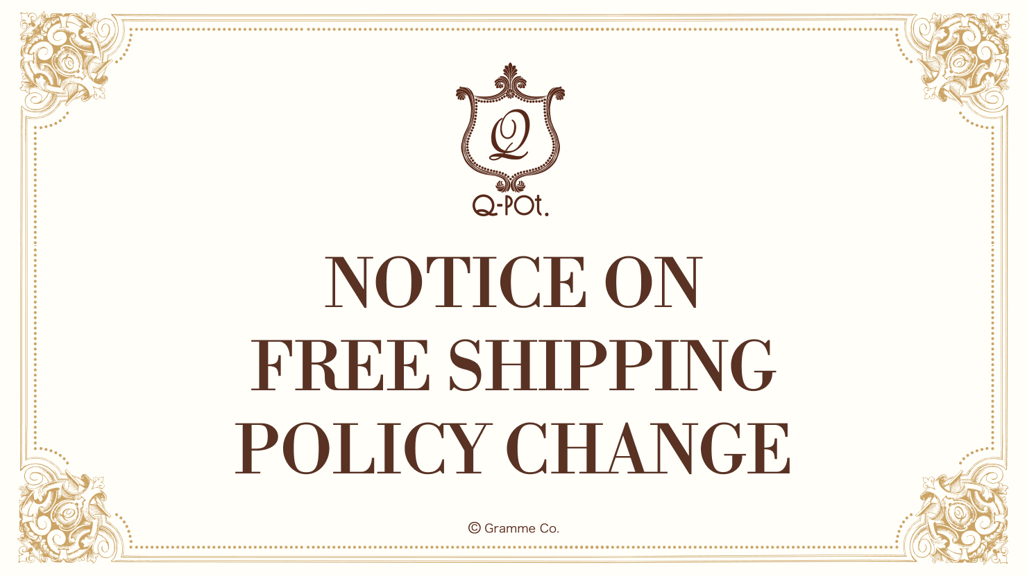 Free Shipping Policy Change Effective August 1st
