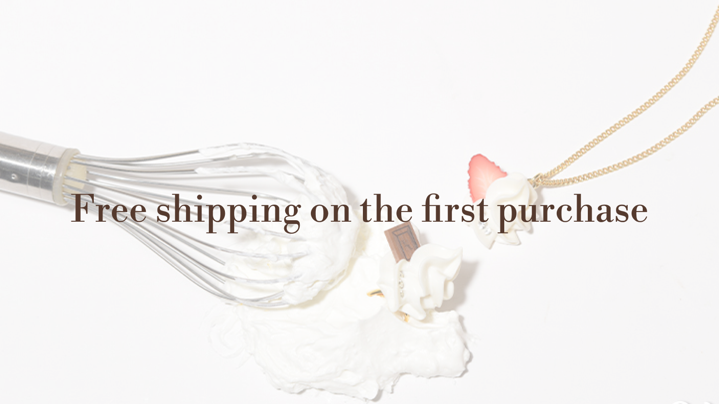 Free shipping on the first purchase