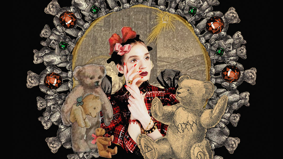 Poppy × Q-pot. Collaboration"Teddy Bear"