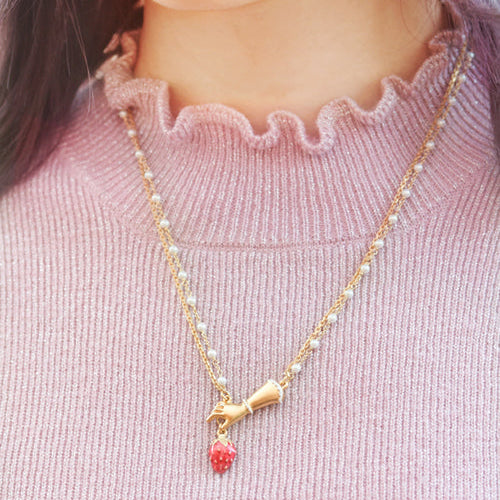 chocolate chip necklace made in Japan