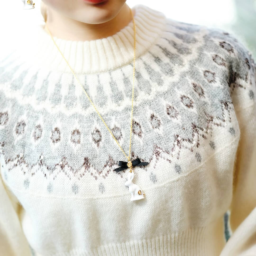 chocolate chip necklace made in Japan