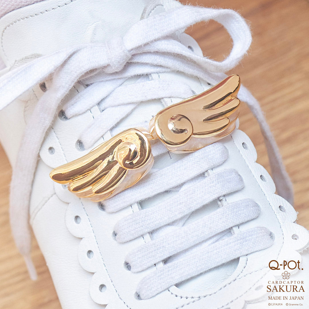 【Cardcaptor Sakura Collaboration】Sakura’s Angel Whipped Cream Shoe Decoration Accessory (Pair)【Japan Jewelry】