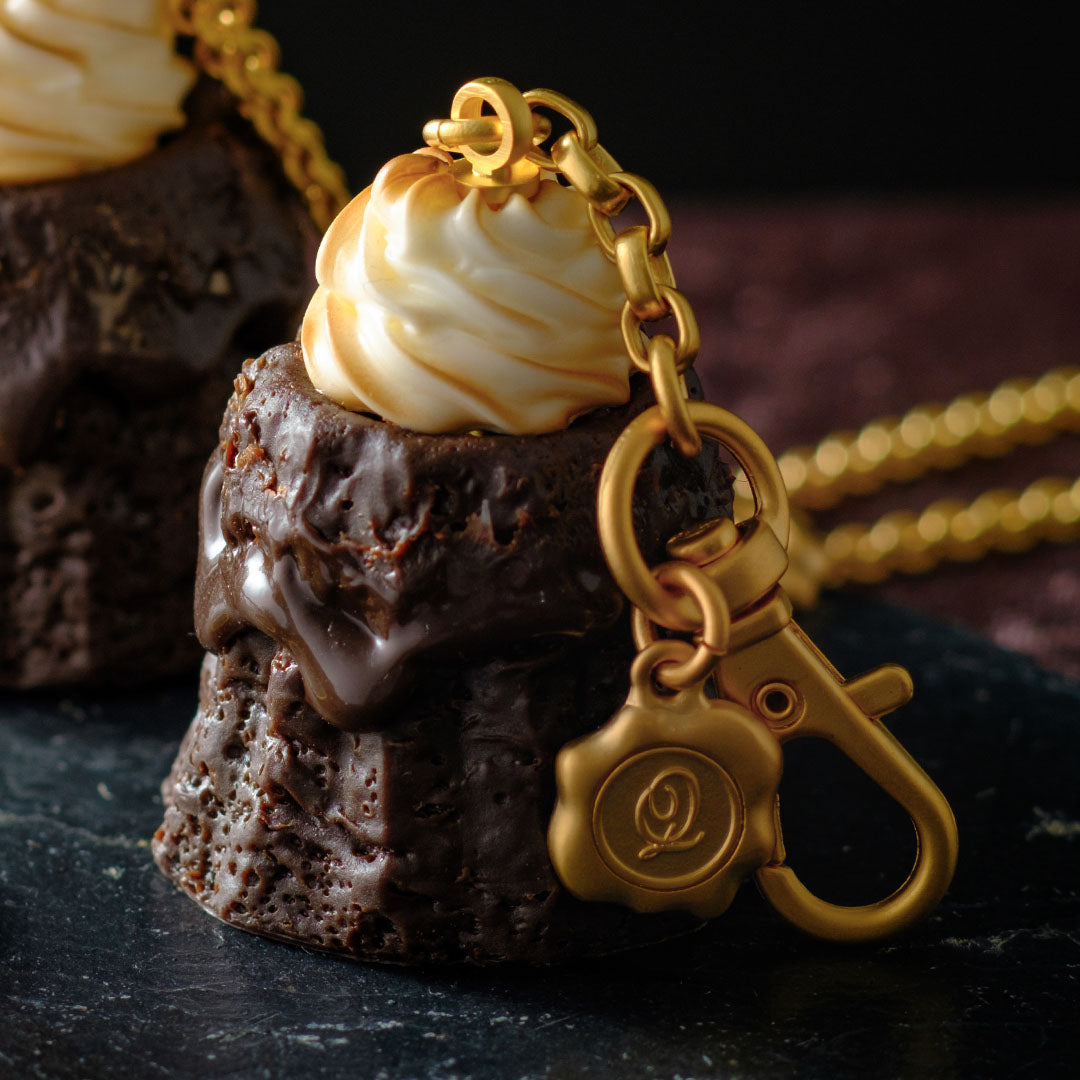 Chocolate Canelé Bag Charm【Japan Jewelry】 Japan Jewelry Brand Qpot