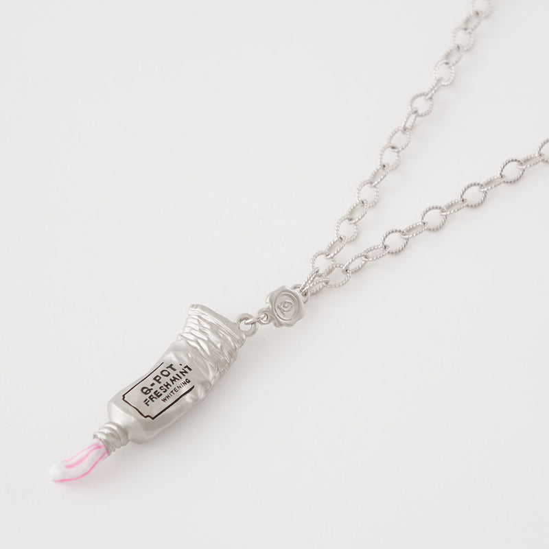 【Special Package】Toothpaste Necklace (Strawberry Mint)【Japan Jewelry】