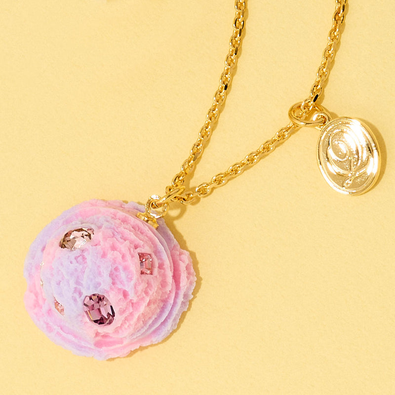 KIRA KIRA Strawberry & Blueberry Ice Cream Necklace【Japan Jewelry】