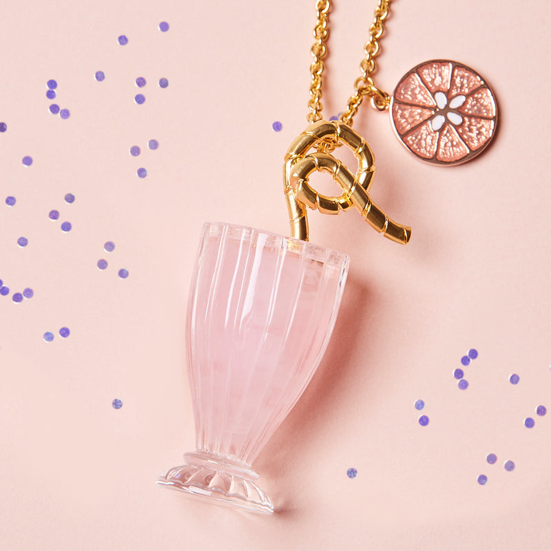 Fresh Pink Lemonade Necklace【Japan Jewelry】