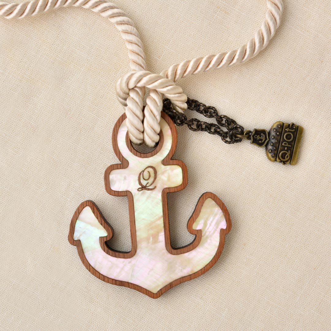 Anchor Rope Necklace【Japan Jewelry】 Japan Jewelry Brand Qpot