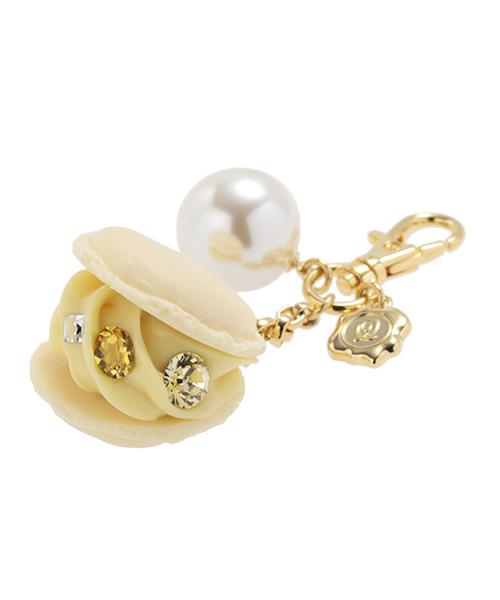 Creamy Lemon Macaron Bag Charm【Japan Jewelry】