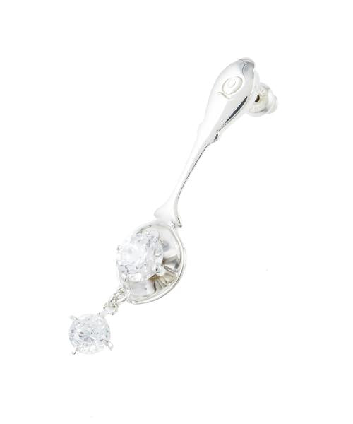 【925 Silver】Sugar Spoon Pierced Earring (1 Piece)【Japan Jewelry】
