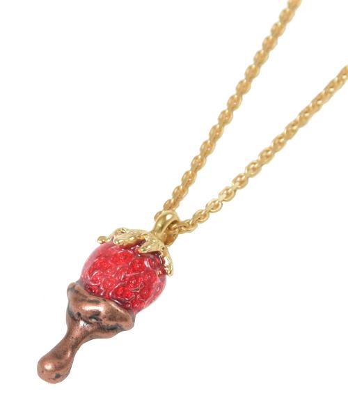 Melty Sliced Strawberry Necklace【Japan Jewelry】
