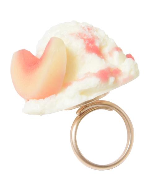 Peach Yogurt Ice Cream Ring【Japan Jewelry】