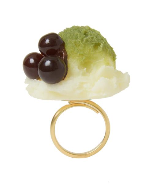 Bubble Matcha Milk Ice Cream Ring【Japan Jewelry】