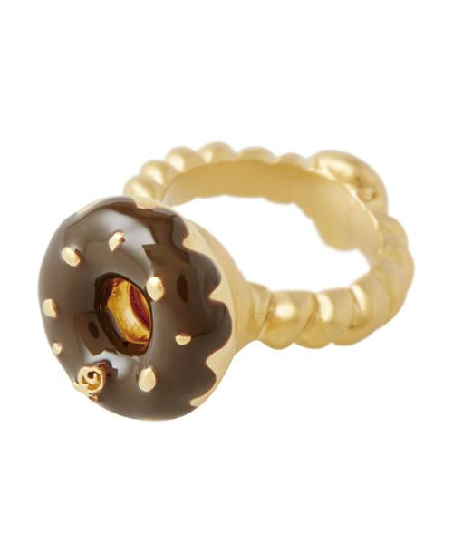 Chocolate Nuts Doughnut Ring【Japan Jewelry】