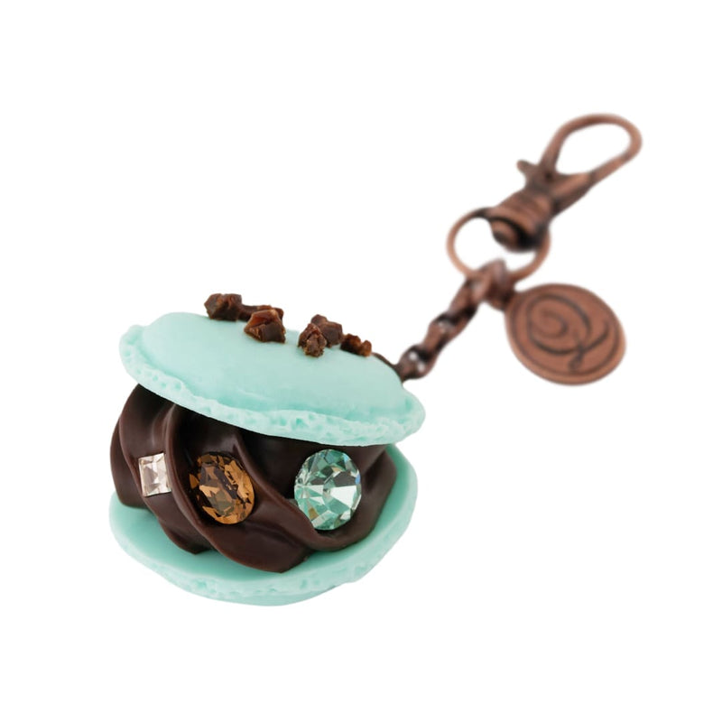 Mint Chocolate Petit Macaron Bag Charm【Japan Jewelry】