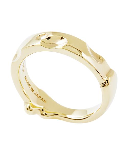 【925 Silver/Special Package】Melting Cheese Ring (Gold)【Japan Jewelry】