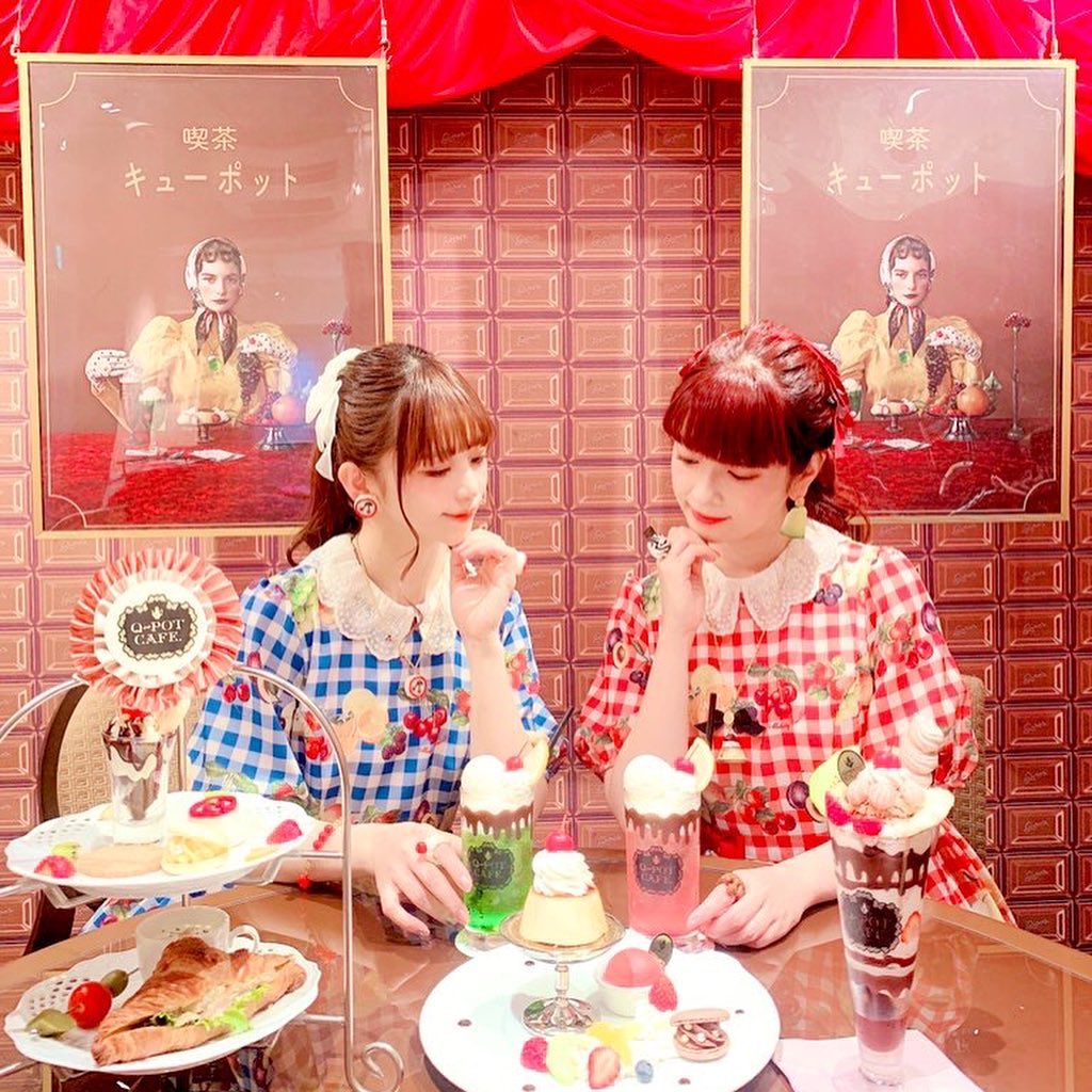 Q-pot. × Lolita Fashion "Misako Aoki" & "Midori Fukasawa"