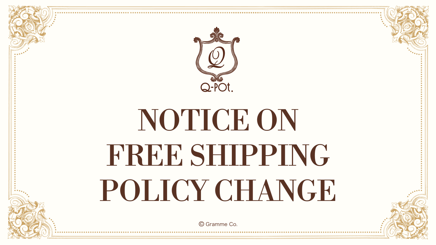 Free Shipping Policy Change Effective August 1st