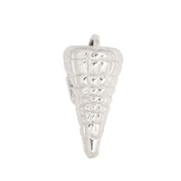 Waffle Cone Charm (Silver)【Japan Jewelry】