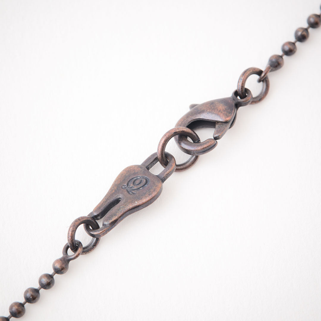 Tooth Ball Chain Necklace (Copper)【Japan Jewelry】