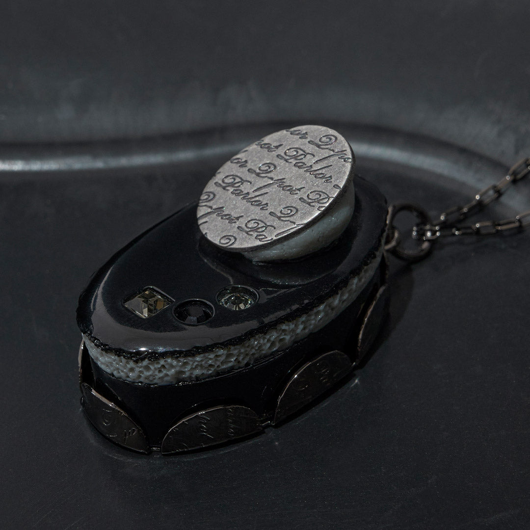 SHADOW Oval Petit Cake Necklace【Japan Jewelry】