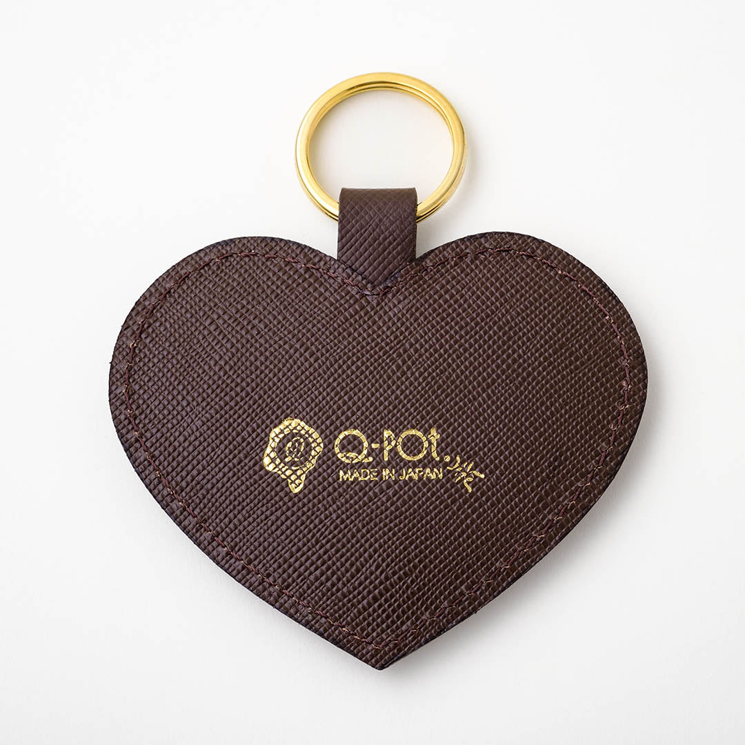 Bitter Chocolate Heart Key Ring【Japan Jewelry】