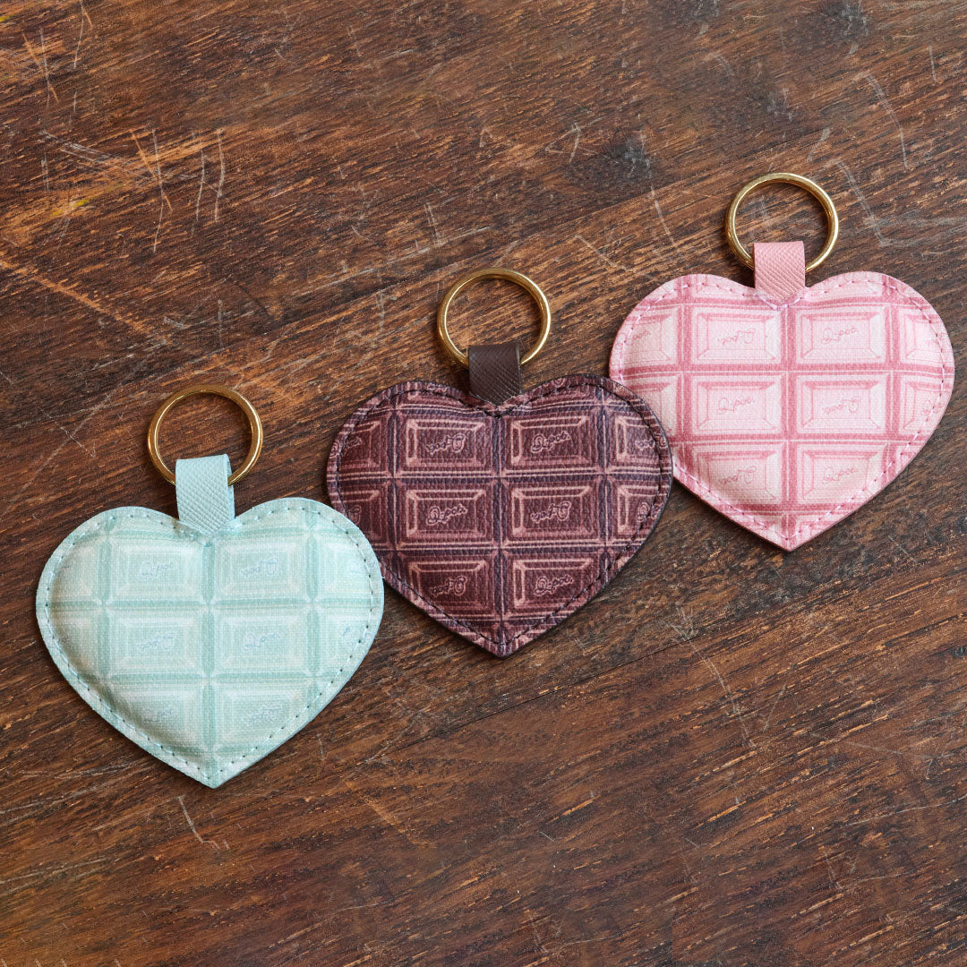 Mint Chocolate Heart Key Ring【Japan Jewelry】