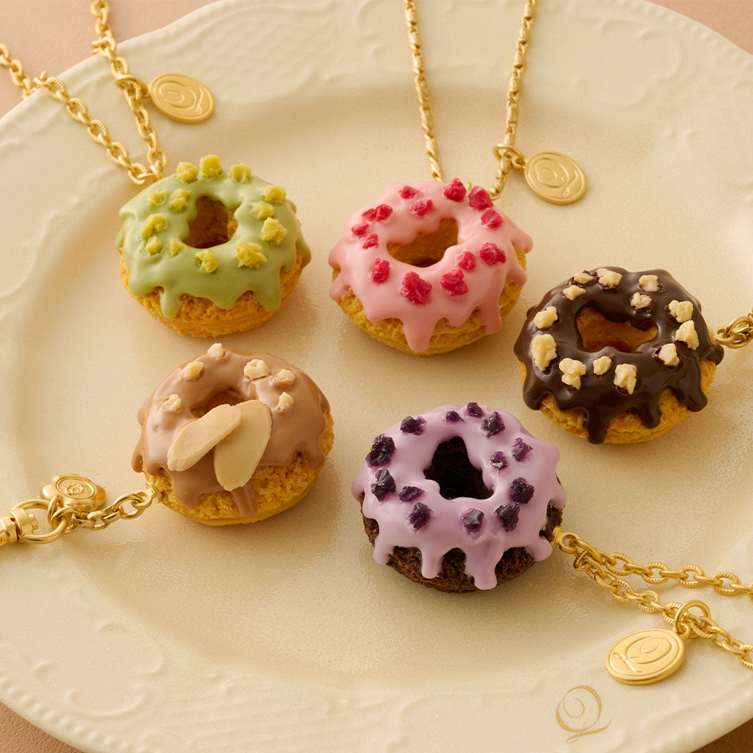 Melty Chocolate Doughnut Necklace【Japan Jewelry】