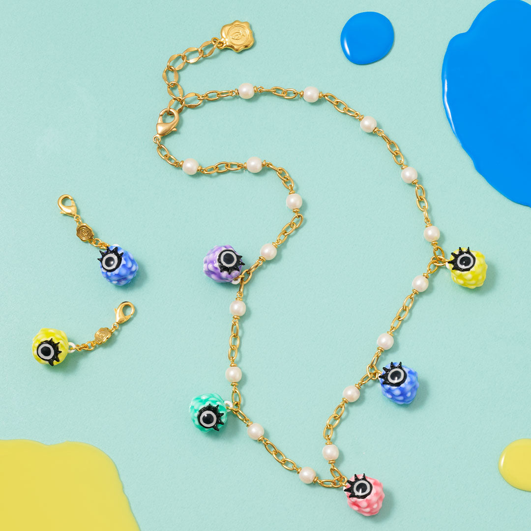 Melty Monster Party Necklace【Japan Jewelry】