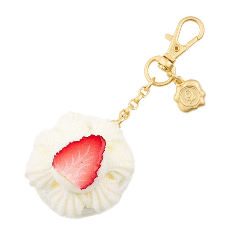 Whipped Cream & Strawberry Macaron Bag Charm【Japan Jewelry】
