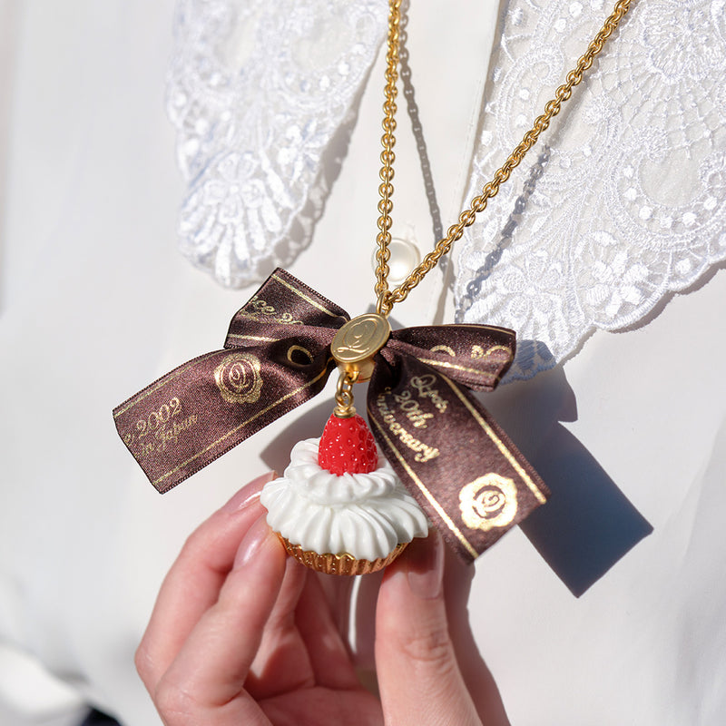 Q-pot. 20th Anniversary Cake Necklace【Japan Jewelry】