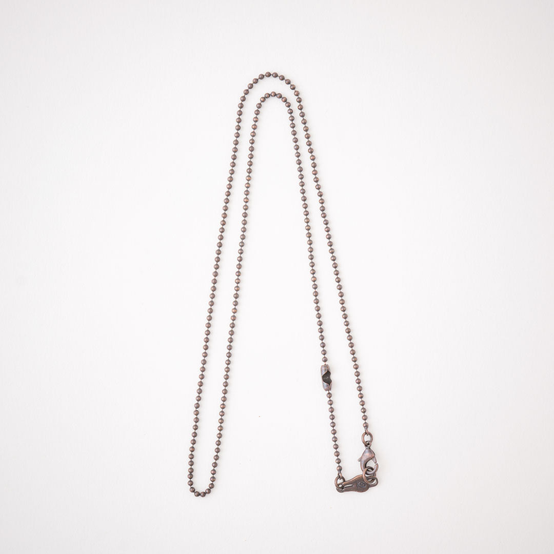 Tooth Ball Chain Necklace (Copper)【Japan Jewelry】