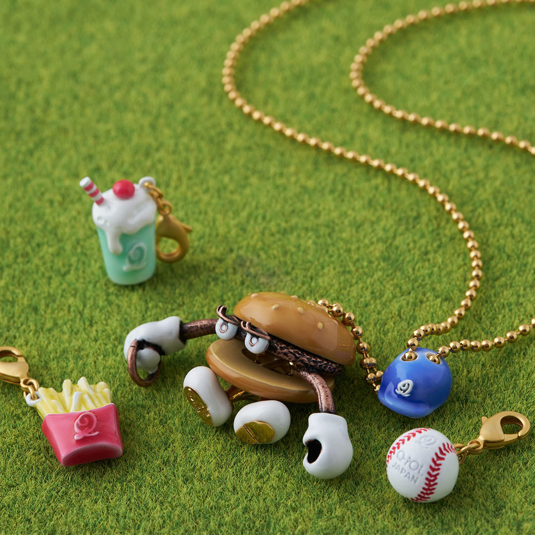 251264◎Q-pot.◎ハンバーガー　ネックレス Burger – Japan Jewelry Brand Q-pot. International Online Shop