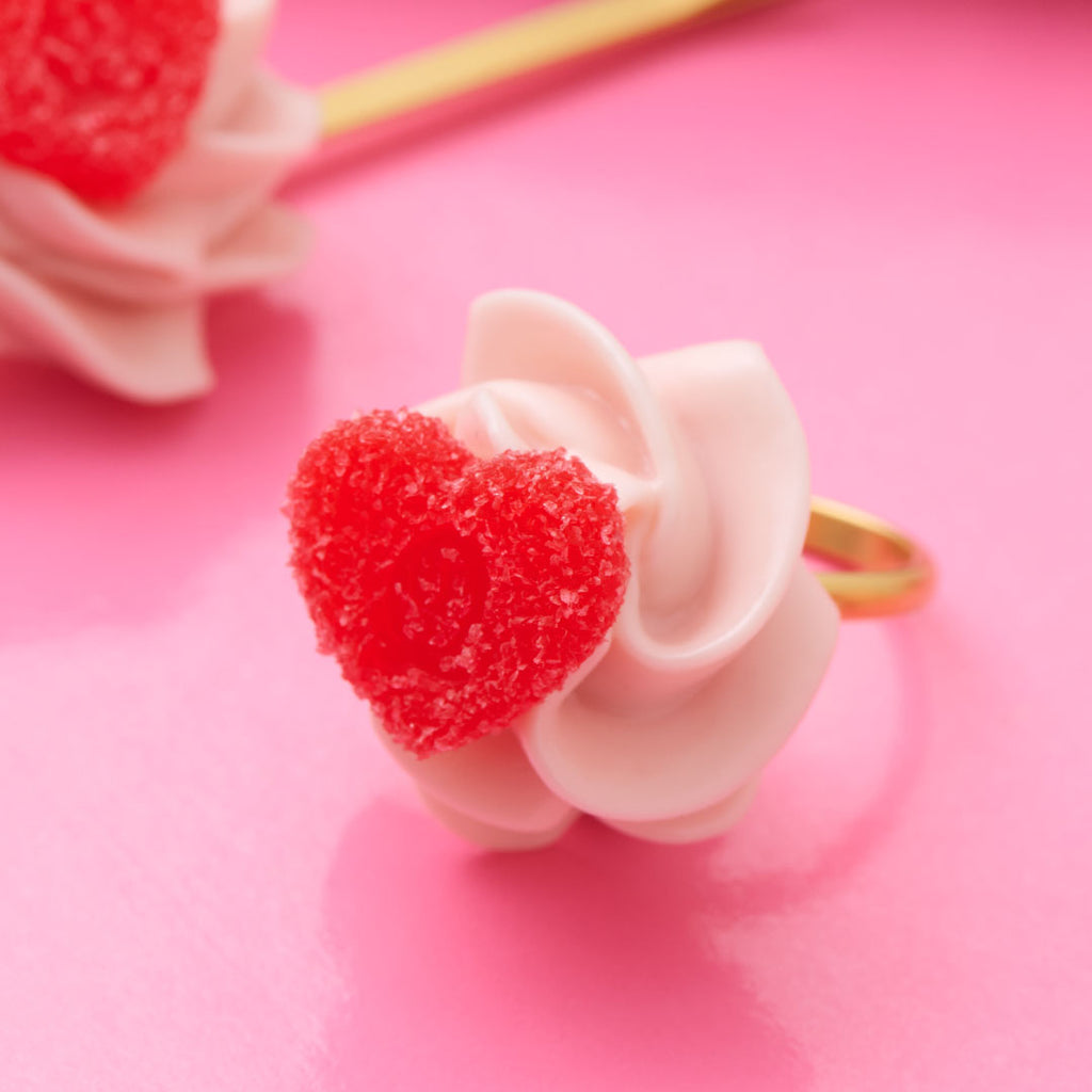 Love Heart Whipped Cream Ring【Japan Jewelry】