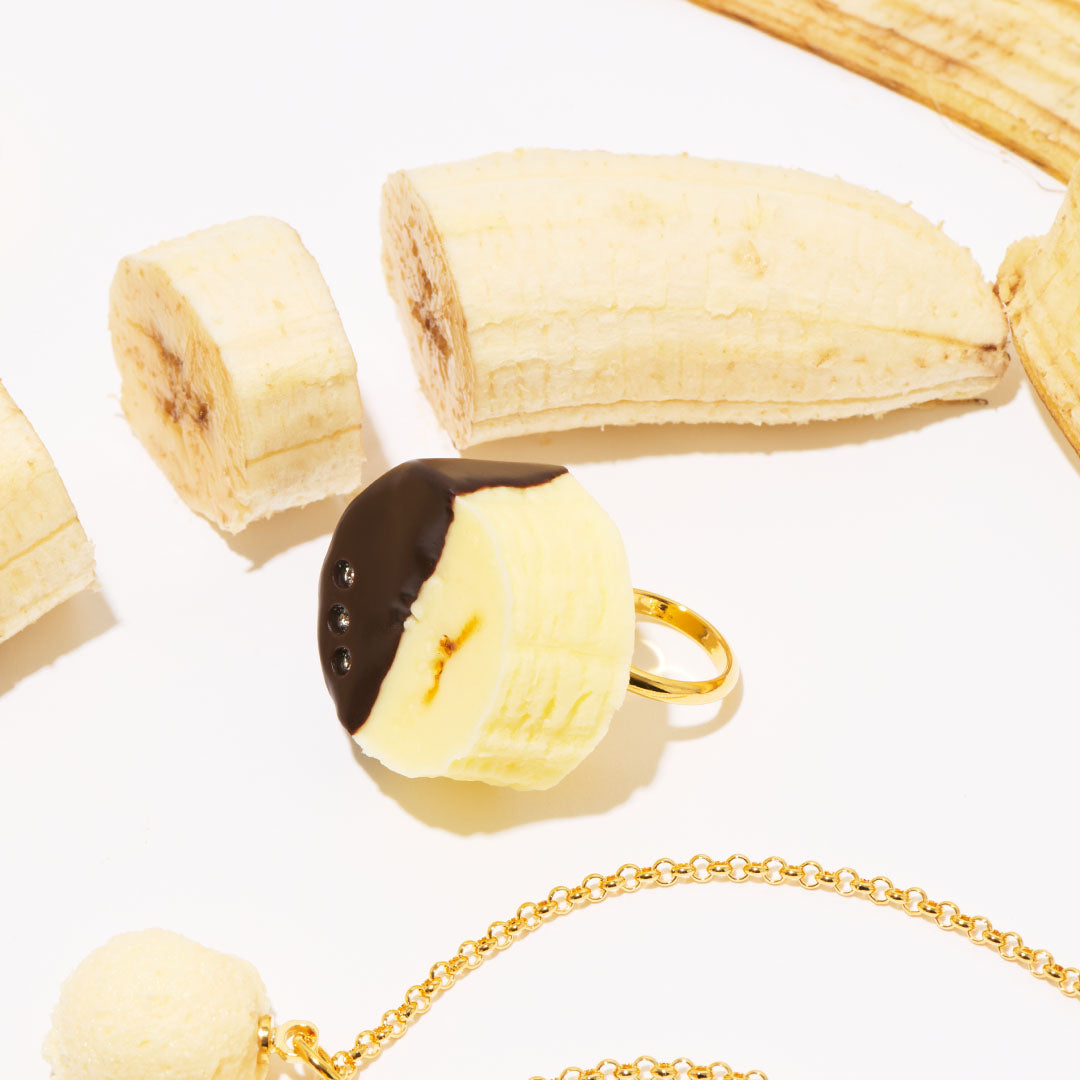 Chocolate Covered Banana Ring【Japan Jewelry】