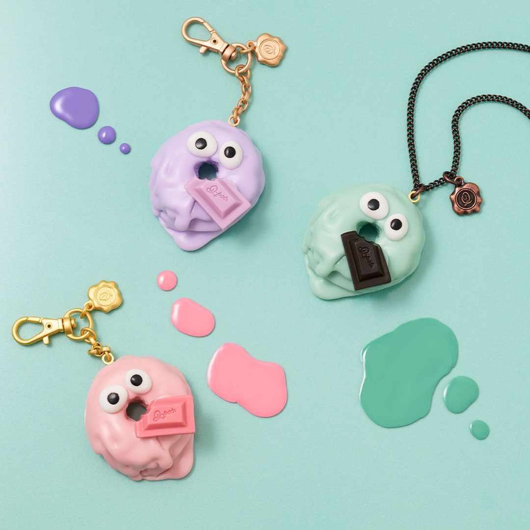 Blueberry Melty Monster Doughnut Bag Charm【Japan Jewelry】