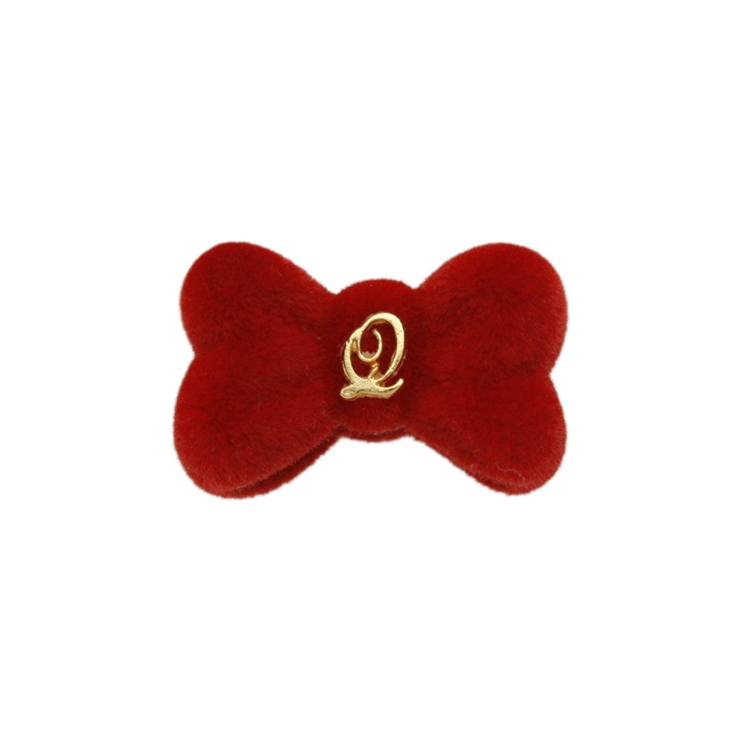 Velvet Ribbon Charm (Red)【Japan Jewelry】