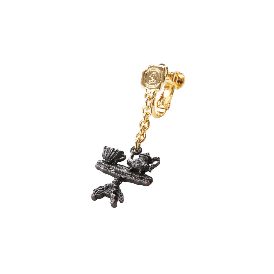 Floating Table Clip-On Earring (1 Piece)【Japan Jewelry】