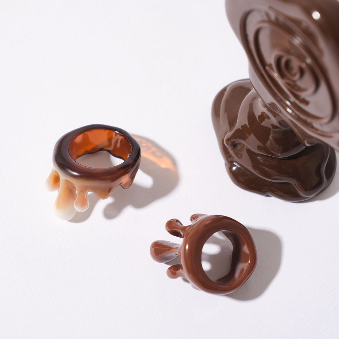 Chocolate Melt Ring【Japan Jewelry】