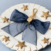 Midnight Ribbon Keychain【Japan Jewelry】