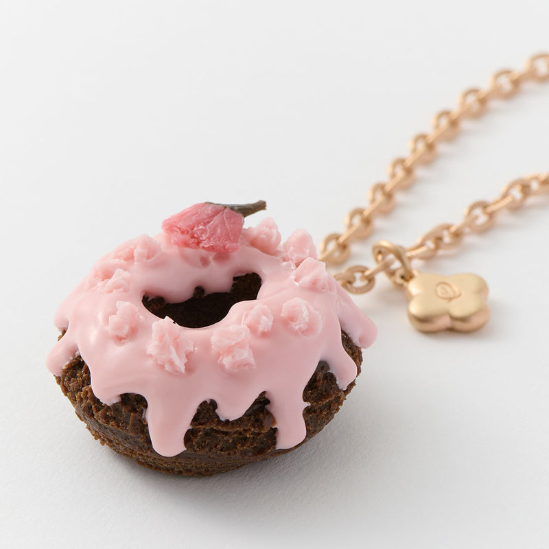 Melty SAKURA Doughnut Necklace【Japan Jewelry】