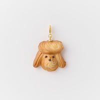 Poodle Cookie Charm (Plain)【Japan Jewelry】