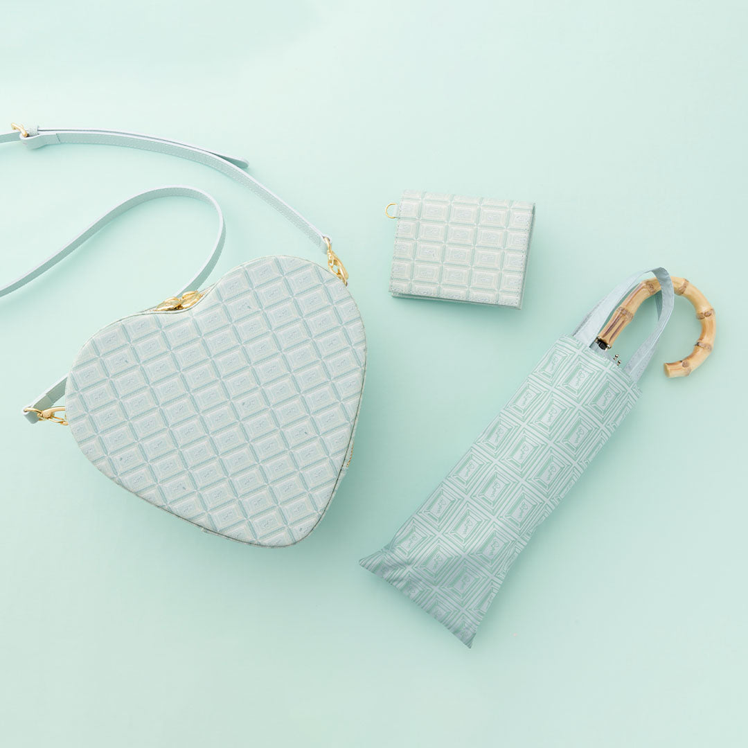 Mint Chocolate Heart Crossbody Bag【Japan Jewelry】