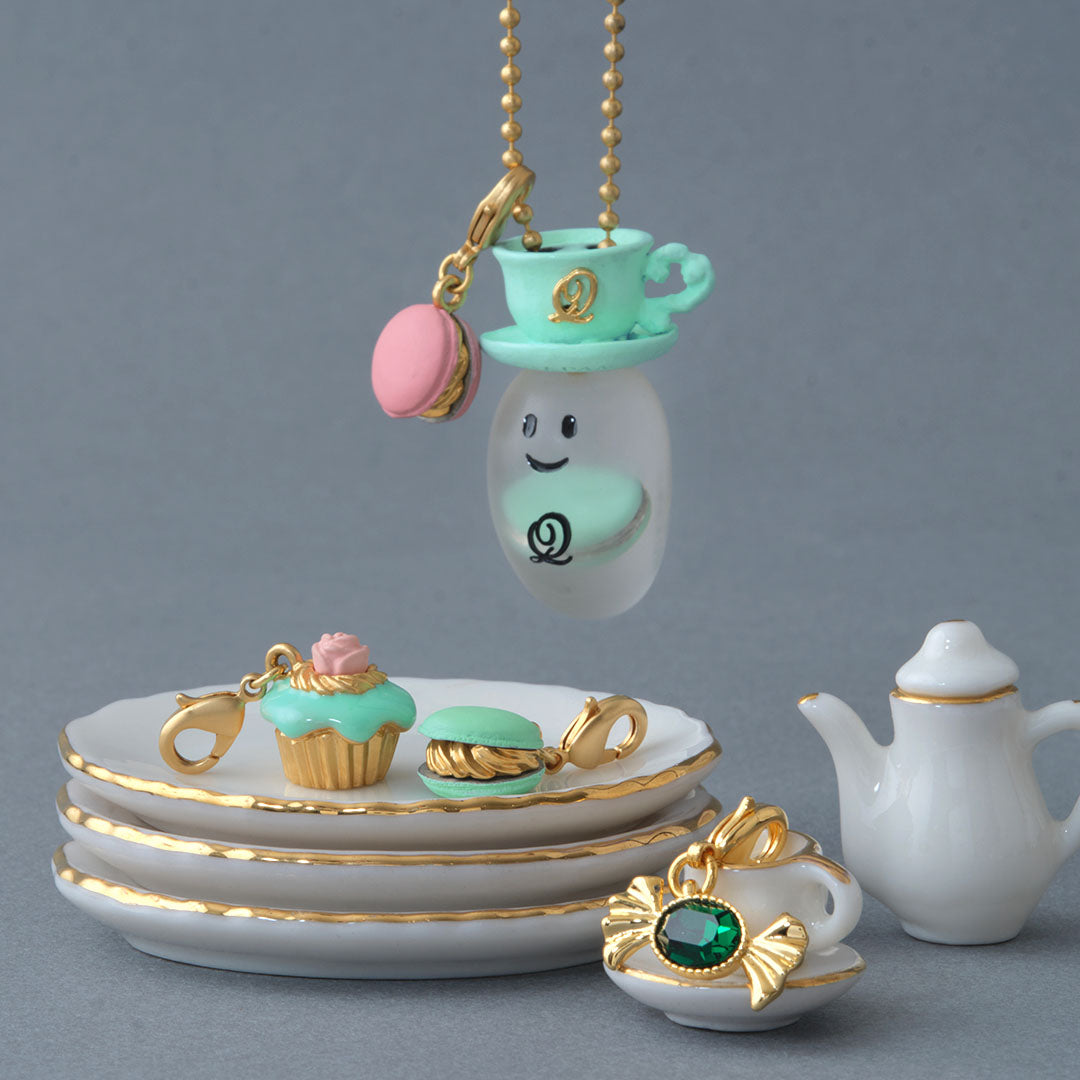 Trick Ghost Tea Time Necklace Set (Mint Macaron)【Japan Jewelry】