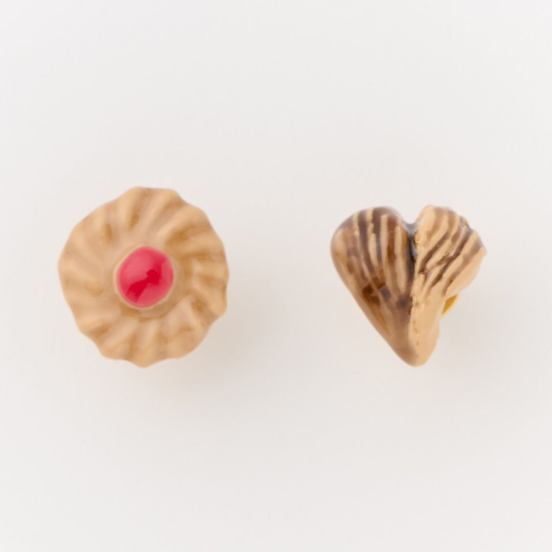 Strawberry Jam Cookie Tuck Pins Set【Japan Jewelry】