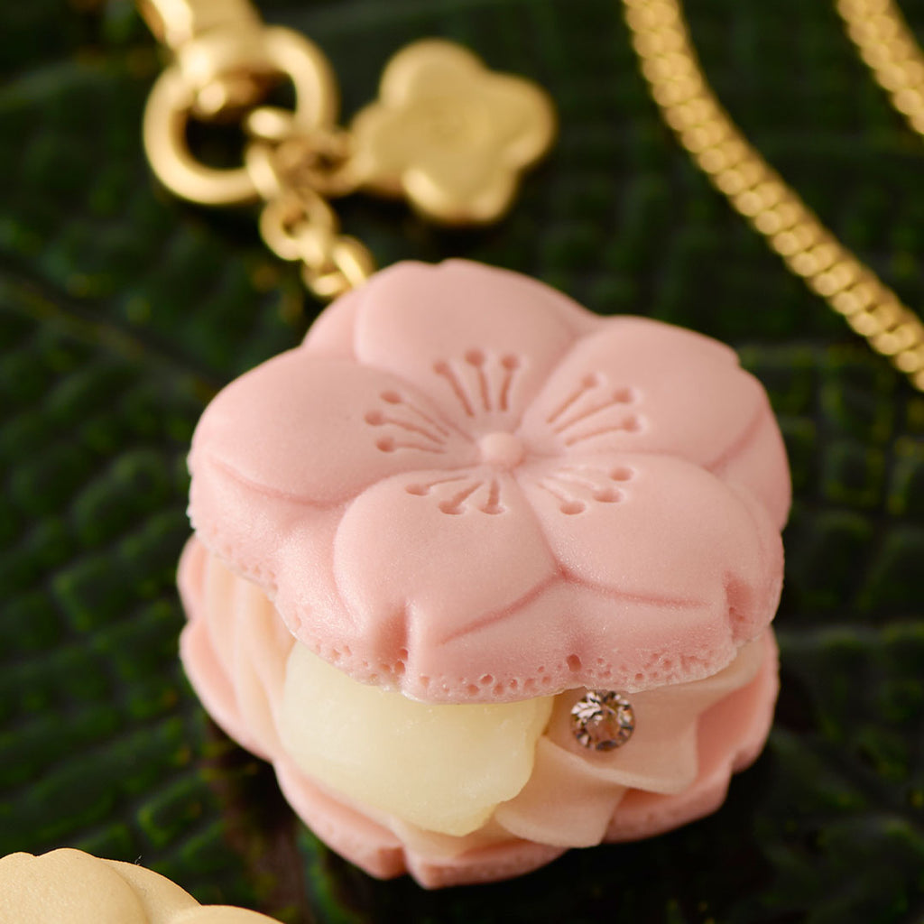 SAKURA Monaka Bag Charm (Pink)【Japan Jewelry】