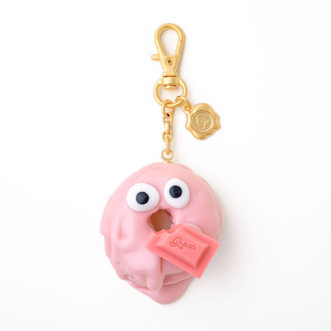 Strawberry Melty Monster Doughnut Bag Charm【Japan Jewelry】