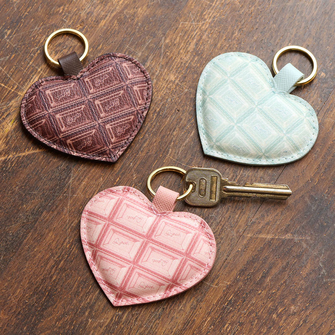 Mint Chocolate Heart Key Ring【Japan Jewelry】