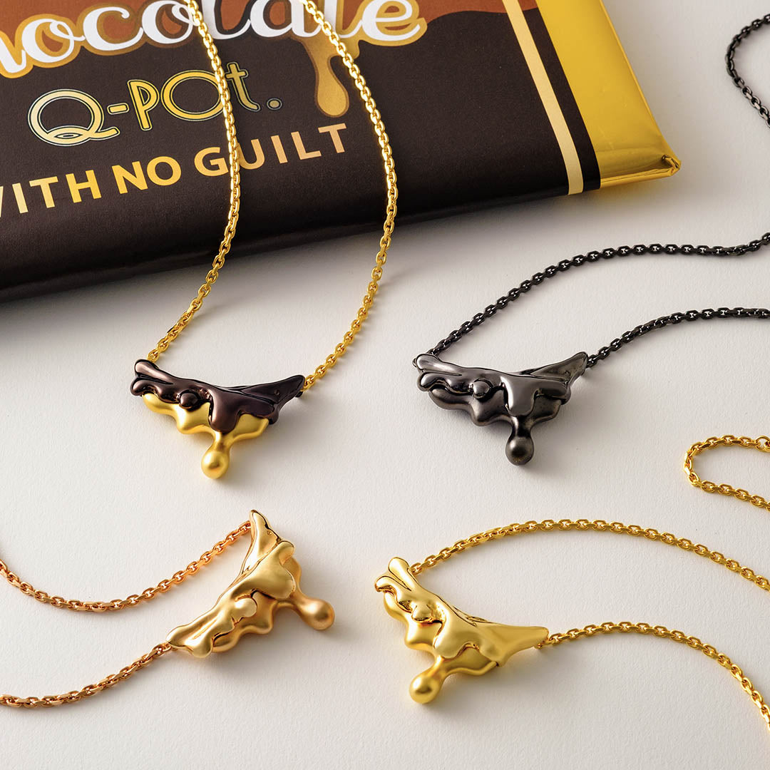 Melty Melt Necklace (Yellow Gold)【Japan Jewelry】 – Japan Jewelry