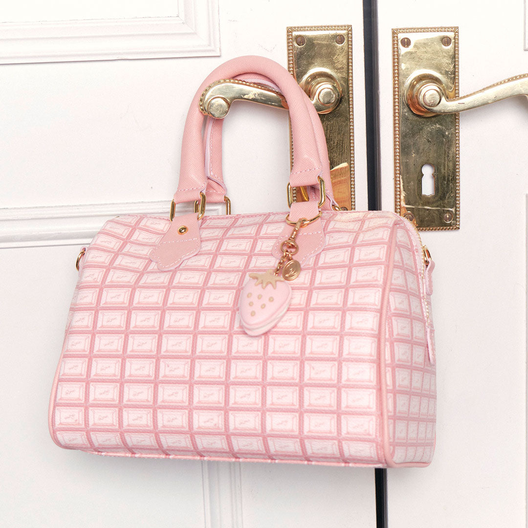 The Strawberry Macaron Bag Charm (Pink)【Japan Jewelry】 – Japan